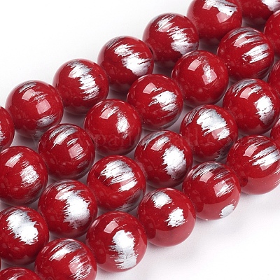 Природный нефрит машан бусины нитки G-G833-10mm-01-1