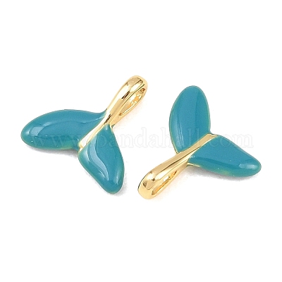 Латунь эмаль подвески&nbsp;KK-B167-02G-1