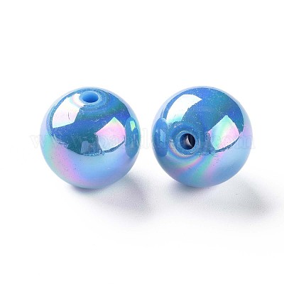 Непрозрачные акриловые бусины MACR-S370-D20mm-9-1