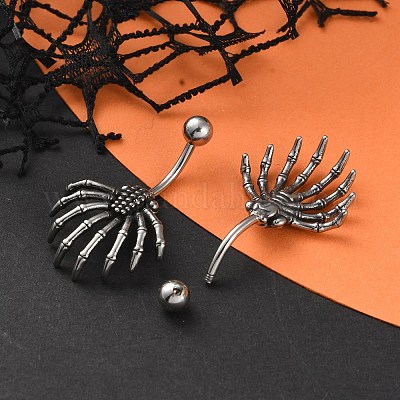 Кольца для пупка из хирургической нержавеющей стали 316&nbsp;EJEW-G416-06AS-1