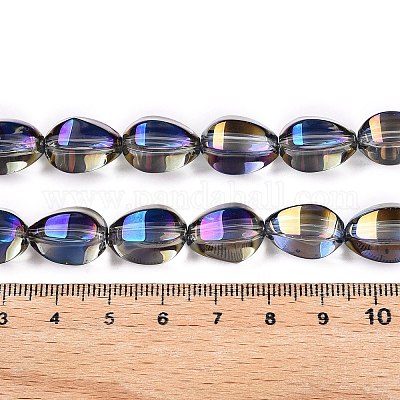 Стеклянные бусины с гальваническим покрытием &nbsp;EGLA-T028-01L-1