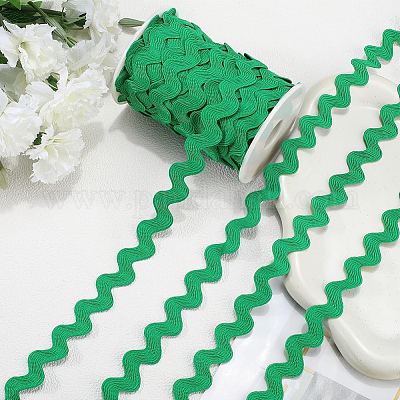 Лента из полиэстерового волнистого кружева&nbsp;OCOR-GF0004-36B-34-1