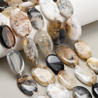 Природные африканские опал бусины пряди&nbsp;G-D365-C01-1