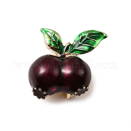 Брошь из светло-золотистого сплава с эмалью&nbsp;LS-JEWB-K018-32B-KCG-1