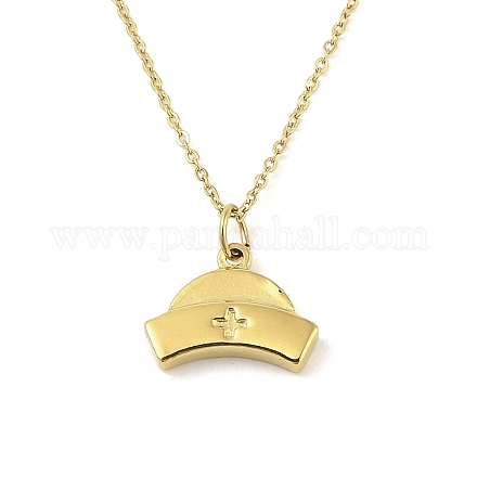 Ионное покрытие(ip) 304 нержавеющая сталь подвески ожерелья для женщин NJEW-B080-02G-1