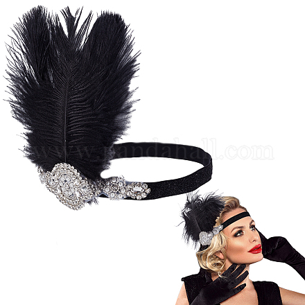 Перо ленты для волос&nbsp;PHAR-WH0020-04-1