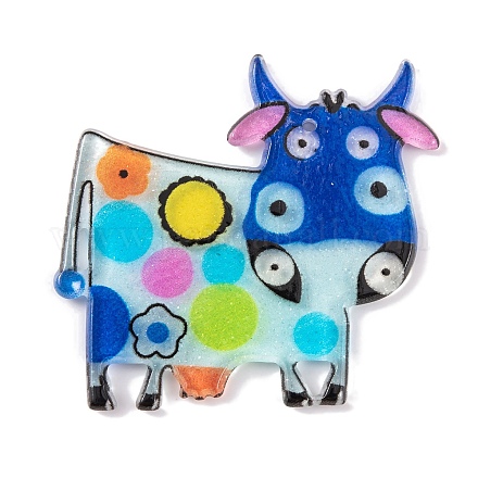 Акриловые подвески на тему коровы MACR-U003-05C-1
