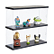 2-Tier Assemble Acrylic Display Cases, for Model Toy Display, Black, Clear, 30x10x26.5cm