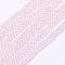 Transparent Glass Beads Strands, Faceted, Rondelle, Lavender Blush, 2.5x1.5~2mm, Hole: 0.5mm, about 185~190pcs/strand, 13.7 inch~14.1 inch