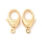 Brass Lobster Claw Clasps, Cadmium Free & Nickel Free & Lead Free, for Jewelry Making, Real 18K Gold Plated, 19x10.5x4mm, Hole: 1.6mm