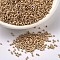 MIYUKI Delica Beads, Cylinder, Japanese Seed Beads, 11/0, (DB1152) Galvanized Semi-Frosted Champagne, 1.3x1.6mm, Hole: 0.8mm, about 2000pcs/10g