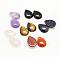 Gemstone Cabochons, teardrop, Mixed Stone, 14x10x4mm