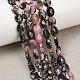 Природные родонит бисер нитей&nbsp;G-H349-A01-08-1