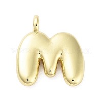 Подвески из латуни с покрытием стойки с буквами-шариками&nbsp;KK-C050-01G-M