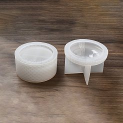 Римские плоские круглые силиконовые Молды для хранения своими руками DIY-G079-21A