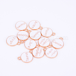 Подвески из эмали и сплава&nbsp;ENAM-WH0047-50G-A