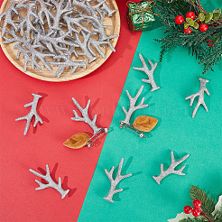 40шт. бархатная ветка снеговика из рогов оленя&nbsp;DOLL-GF0001-08C