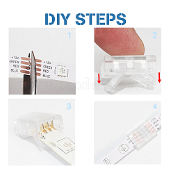 20 шт. беспаечный соединительный инструмент для шитья с защелкивающимся соединением&nbsp;KY-GF0001-24