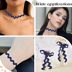 Лента из полиэстера с волнистой бахромой длиной 10 ярд.&nbsp;OCOR-GF0004-25A