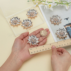 6 шт. кабошоны из сплава и стекла&nbsp;FIND-FG0004-60B