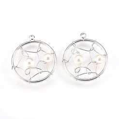 Латунные подвески&nbsp;LS-KK-P153-08P-NF