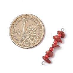 8 шт. 8 стиля смешанных подвесок-соединителей из драгоценных камней с бусинами&nbsp;PALLOY-JF03318-02