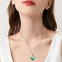 14 шт. 7-х цветные фарфоровые бусины ручной работы с принтом&nbsp;PORC-PA0001-04