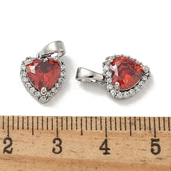 Подвески из латуни с микропаве из циркония&nbsp;KK-R210-20P