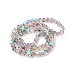 Стеклянные бусины с гальваническим покрытием &nbsp;EGLA-C010-01A-HR02