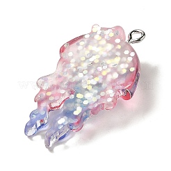 Подвески из прозрачной смолы на тему океана&nbsp;RESI-P029-07P-B