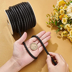 Плетеный шнур из искусственной кожи&nbsp;WL-WH0003-14A