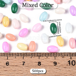 500 шт. стеклянные бусины с эффектом запекания&nbsp;SEED-PA0001-05A