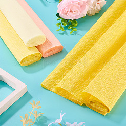 4 рулон 4-х цветной гофрированной бумаги в рулонах&nbsp;DIY-TA0013-21