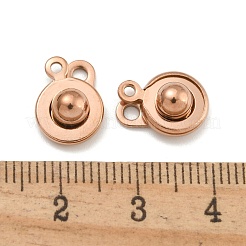 Ионное покрытие (ip) 201 застежки-кнопки из нержавеющей стали&nbsp;STAS-F139-082RG