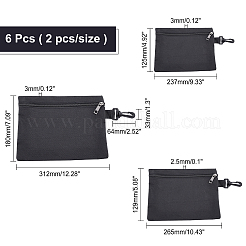 6 шт. 3 стильных мешка из ткани Оксфорд с водонепроницаемым покрытием из ПВХ&nbsp;AJEW-NB0002-41