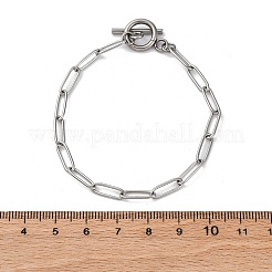 Браслеты-скрепки из нержавеющей стали 304&nbsp;X-BJEW-JB04967