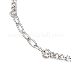 Браслеты-цепочки с витыми звеньями из нержавеющей стали 304 для женщин&nbsp;BJEW-JB13119