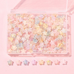 200 шт. прозрачные акриловые бусины градиентного цвета&nbsp;MACR-FS0002-03