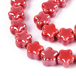 Фарфора ручной работы шарик нити&nbsp;PORC-N011-04G