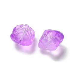 Выпечка расписные прозрачные стеклянные бусины&nbsp;X1-GLAA-C035-01S