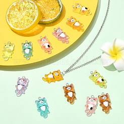 70шт 7 цвета светящиеся прозрачные подвески из смолы&nbsp;FIND-CJ0004-53