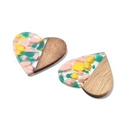 Подвески из смолы и ореха&nbsp;FIND-R051-09D