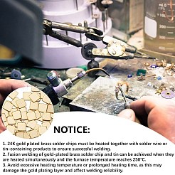 500 шт. латунный припой&nbsp;KK-CN0003-23A