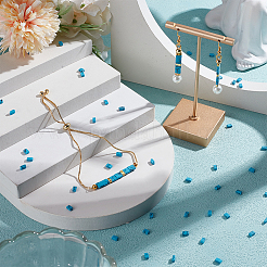 1 нить синтетических бирюзовых бусин&nbsp;G-SC0003-35A