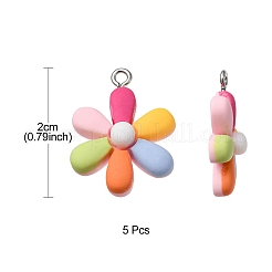 Подвески из непрозрачной смолы&nbsp;HUDU-YW0001-01