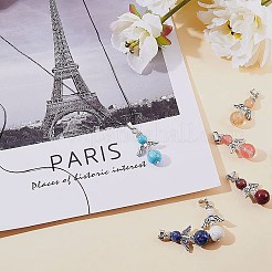 Натуральные / синтетические подвески из смешанного камня G-PH0019-05