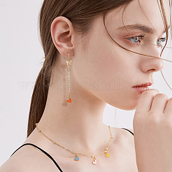 128шт 8 цвета сплава эмаль подвески&nbsp;ENAM-HY0002-97