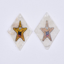 Кулоны с принтом&nbsp;LS-SHEL-T016-08K