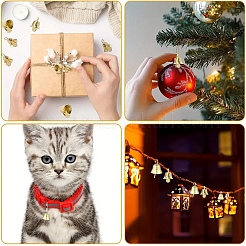 80 шт. Железные подвески-колокольчики&nbsp;HJEW-YW0001-09