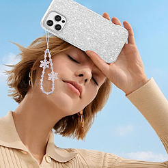 50шт прозрачные акриловые бусины с кракле&nbsp;OACR-SP0002-07